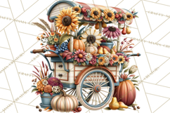 Summer's Bounty Harvest Floral Cottagecore Garden PNG Product Image 4