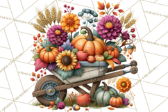 Summer's Bounty Harvest Floral Cottagecore Garden PNG Product Image 3