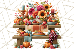 Summer's Bounty Harvest Floral Cottagecore Garden PNG Product Image 5