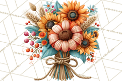 Summer's Bounty Harvest Floral Cottagecore Garden PNG Product Image 3