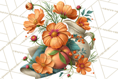 Summer's Bounty Harvest Floral Cottagecore Garden PNG Product Image 5