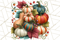 Summer's Bounty Harvest Floral Cottagecore Garden PNG Product Image 2
