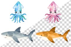 Under the Sea PNG | Summer Ocean Animals Mermaid Whale Shark Product Image 14