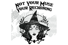 Witch Design Bundle-Goth sayings- Hand-Drawn PNG SVG Designs Product Image 14