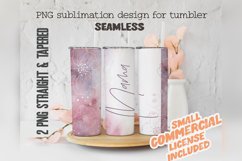 SEAMLESS mama watercolor floral tumbler wrap png sublimation Product Image 1
