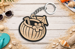 Laser SVG Summer Keychain Cocktail Present Accessory Gift Product Image 2