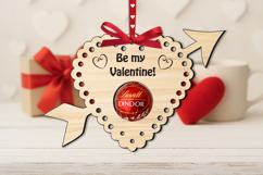 Heart Arrow Vanlentine Day Candy Holder SVG Laser Love Gift Product Image 2