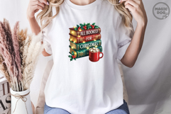 All Booked for Christmas|Cozy Book Lover|Christmas Teacher Product Image 3