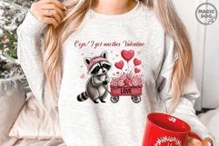 Raccoon Valentine PNG: Oops I Got Another Valentine Product Image 2