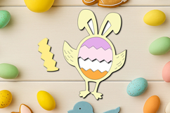 Kid Game SVG Egg Chicken Wings Easter Puzzle Laser Child Product Image 2