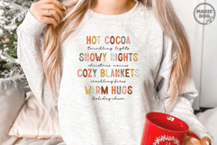 Hot Cocoa Weather PNG|Twinkling Lights Christmas Vibes Product Image 2