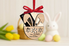 Custom Name SVG Easter Gift Card Money Holder Laser Ornament Product Image 2