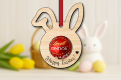 Kids Easter Candy Holder Bunny Ears SVG Laser Gift Present Product Image 2