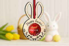 Laser SVG Bunny Ears Bonbon Child Easter Candy Holder Gift Product Image 2
