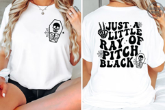 Just A Little Ray Of Pitch Black|Halloween Skeleton Spooky Product Image 2