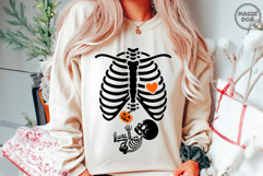 Skeleton Halloween Pregnancy|Halloween Maternity|Fall Mama Product Image 2