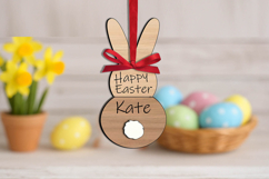 Bunny Ears Laser SVG Easter Money Holder Gift Present Home Product Image 2