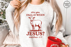 Are You Fall-O-Ween Jesus|Retro Fall Religious|Follow Jesus Product Image 2