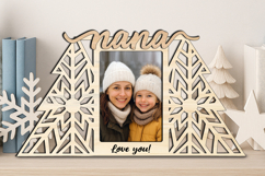 SVG Christmas Tree Nana Photo Frame Appreciation Gift Laser Product Image 2