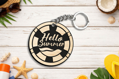 SVG Summer Ocean Laser Keychain Present Accessory Gift Home Product Image 2