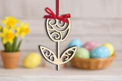 Tulip Flower Holiday Easter Ornament Laser Present Gift Home Product Image 2
