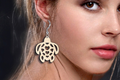 SVG Earrings Turtle Set Ocean Pattern Earring Laser Gift 7 Product Image 2