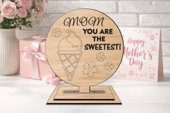 Ice Cream SVG Laser Mother's Day Kid Coloring Gift Present Product Image 2