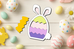 Holiday Easter Puzzle Laser SVG Kid Child Game Bunny Rabbit Product Image 2