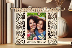 Bee SVG Mommy and Me Kid Frame Photo Summer Picture Laser Product Image 2