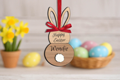 SVG Laser Easter Gift Money Holder Bunny Ears Present Home Product Image 2