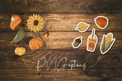 29 THANKSGIVING stickers PNG | JPG | EPS Product Image 2