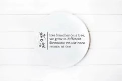 Like Branches on a Tree svg png Farmhouse wood sign design Product Image 2