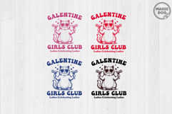 Galentine Girls Club SVG|Galentine's Day Ladies Celebrating Product Image 5