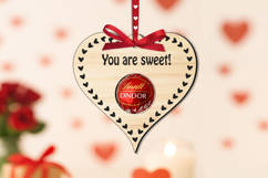 Love Bonbon Sweet Candy Holder SVG Laser Present Heart Gift Product Image 2