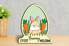 Gnome Easter Bunny SVG Egg Globe Home Decoration Laser Gift Product Image 2