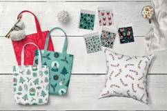 10 CHRISTMAS seamless patterns EPS PNG JPG Product Image 2