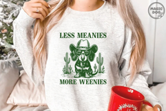 Less Meanies More Weenies Dachshund Cowboy Wiener Dog Mom Product Image 7