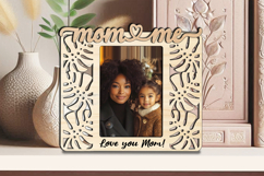 Tropical SVG Mom and Me Photo Frame Laser Gift Home Present Product Image 3