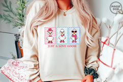 Valentine Goose Coquette|Silly Goose Valentines PNG Product Image 2