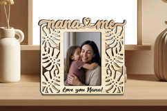 SVG Tropic Design Nana and Me Photo Frame Laser Gift Home Product Image 2