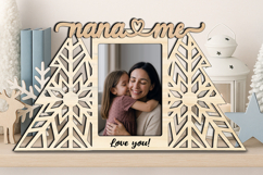 Christmas Tree Nana and Me SVG Photo Frame Appreciation Gift Product Image 3