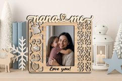 SVG Penguin Nana and me Christmas Photo Frame Appreciation Product Image 2
