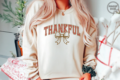Thankful Coquette Bow|Thanksgiving Fall Season|Cozy Seoson Product Image 2