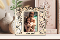 Summer Vibes You and Me Frame Photo SVG Love Romantic Gift Product Image 2
