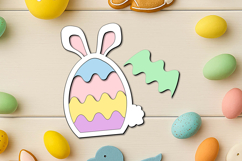 Laser Holiday SVG Bunny Easter Puzzle Kid Child Game Rabbit Product Image 2