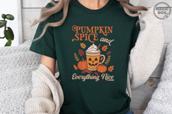 Pumpkin Spice &amp; Not So Nice|Fall Coffee Quote Autumn Season Product Image 4