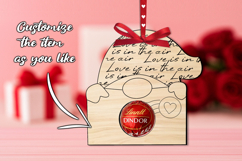 Gnome Love Candy Holder SVG Valentine Day Gift Laser Present Product Image 2