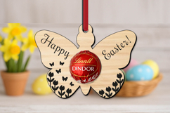 Easter Butterfly SVG Candy Holder Bonbon Child Gift Laser Product Image 2