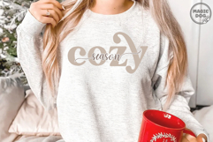 Cozy Season,|Cozy Vibes|Fall Season|Christmas Winter SVG Product Image 2