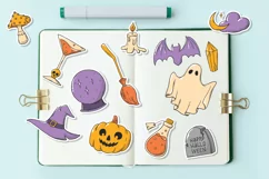 24 HALLOWEEN stickers EPS / PNG / JPG Product Image 2